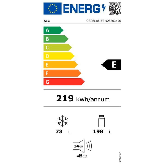 AEG 6000 k&aelig;li- og frystisk&aacute;pur