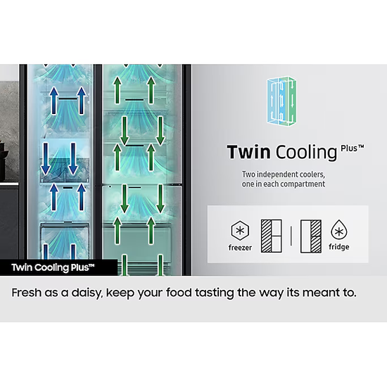 Samsung CoolSelect Kæli og frystiskápur