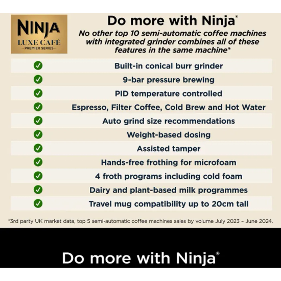 Ninja Luxe Caf&eacute; Premier Kaffiv&eacute;l 
