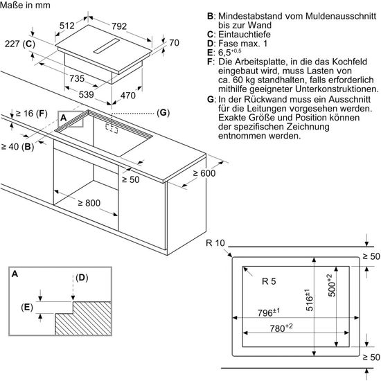 Siemens iQ700 MattEdition Spanhelluborð með Viftu