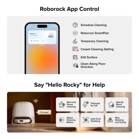 Roborock Qrevo Curve Flow X Ryksuguv&eacute;lmenni 