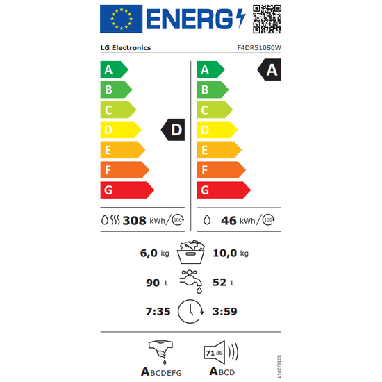 LG TurboWash™360 AI DD™ þvottavél með þurrkara