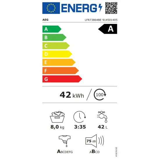 AEG ProSteam® 7000 Þvottavél