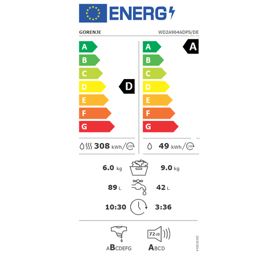 Gorenje G400 Þvottavél með þurrkara