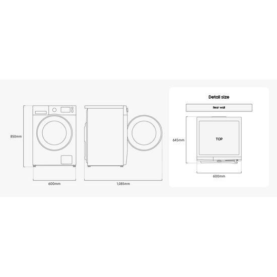 Samsung Hygiene Steam &thorn;vottav&eacute;l me&eth; &thorn;urrkara