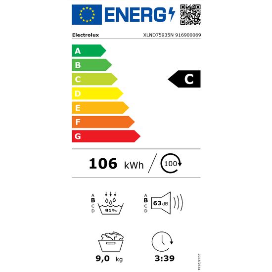 Electrolux Excellence DelicateCare 700 Þurrkari