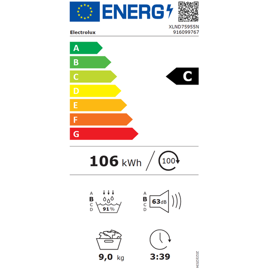 Electrolux Excellence DelicateCare 700 Þurrkari
