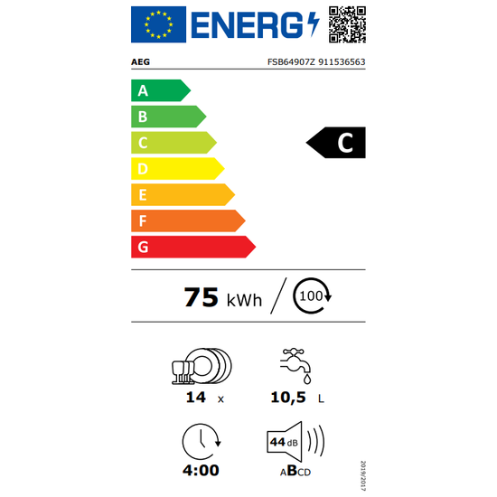 AEG SatilliteClean 6000 Uppþvottavél 