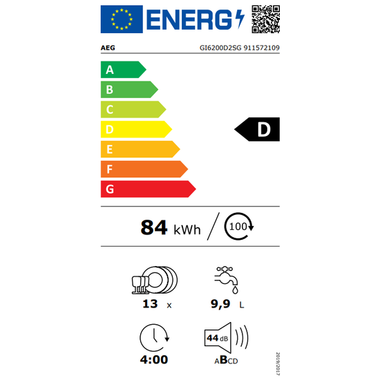 AEG SmartSelect 6000 Upp&thorn;vottav&eacute;l