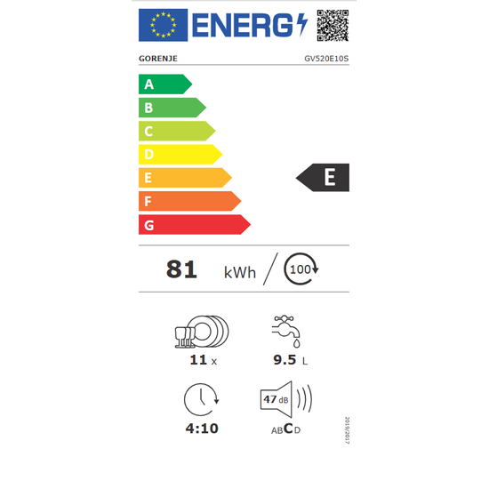 Gorenje 45cm Uppþvottavél