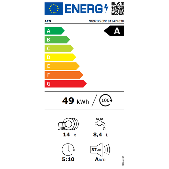 AEG Flexibility 9000 Upp&thorn;vottav&eacute;l