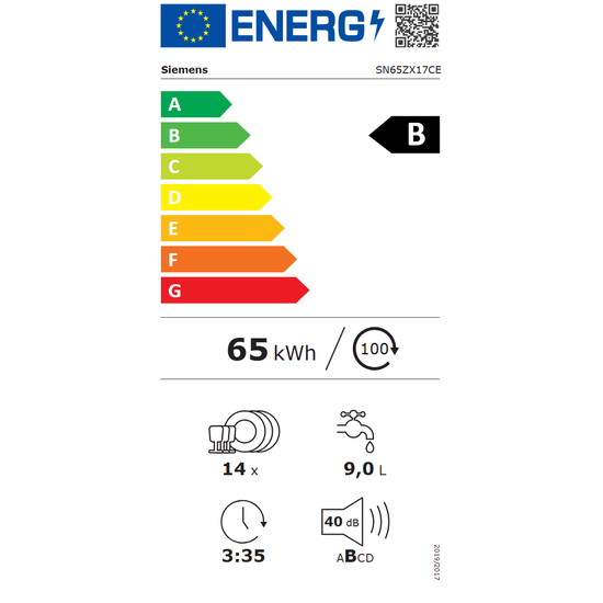 Siemens iQ500 upp&thorn;vottav&eacute;l