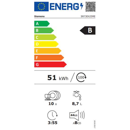 Siemens iQ300 Upp&thorn;vottav&eacute;l 