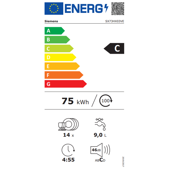 Upp&thorn;vottav&eacute;l Siemens IQ300 VarioHinge