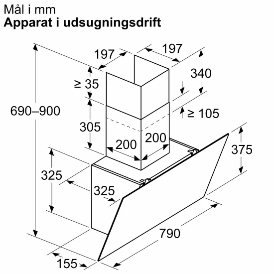 Siemens iQ100 Veggh&aacute;fur