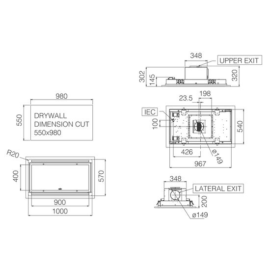 Elica Hilight Lofth&aacute;fur 
