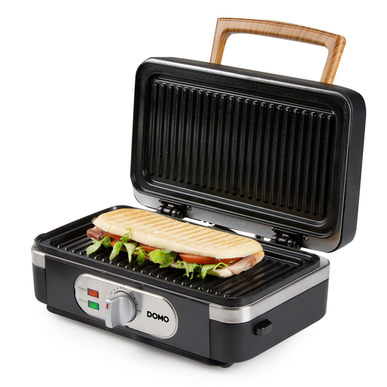 Domo grill og vöfflujárn 3 í 1