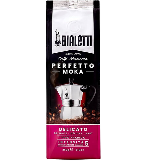 Bialetti Delicato Kaffi 250g mala&eth;