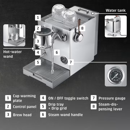 Caso Espresso Gourmet Advanced kaffiv&eacute;l