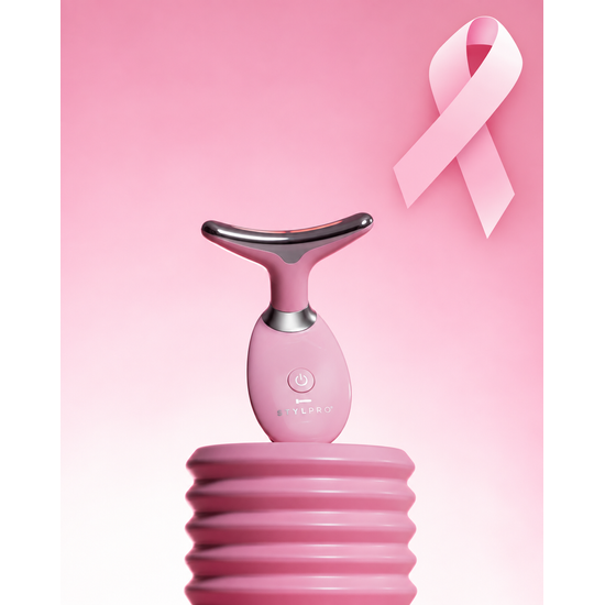 Stylpro Fabulous Firmer Neck & Face Smoother - Bleika slaufan 
