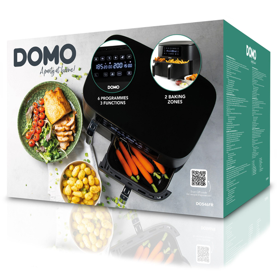 Domo tv&ouml;faldur Air Fryer