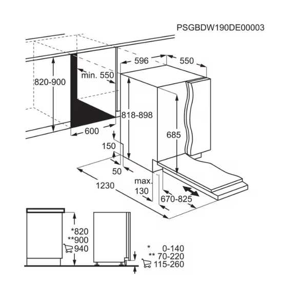 Electrolux 900 ComfortLift Uppþvottavél