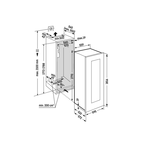 Liebherr Vinidor v&iacute;nk&aelig;lir