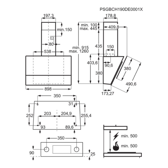 Electrolux Hob2Hood 700 Veggháfur