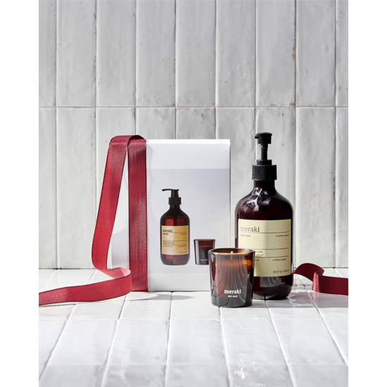 Meraki gjafasett handsápa og kerti Northern Dawn