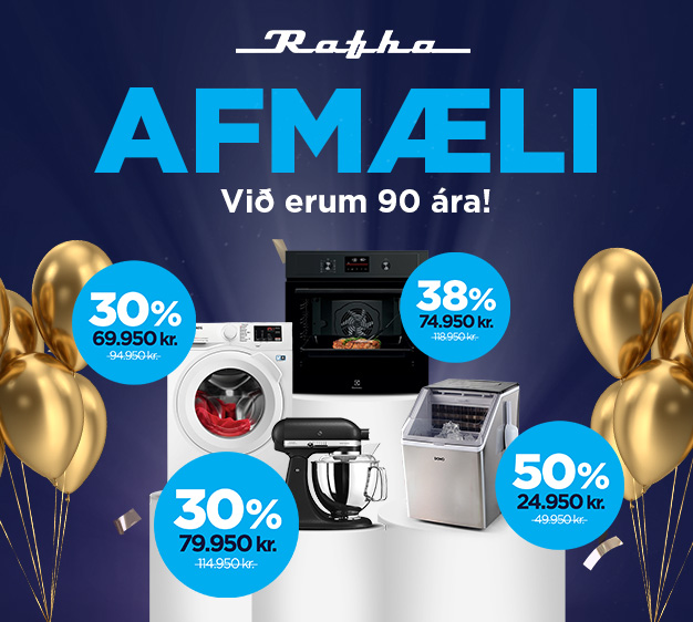 Sjá öll afmælistilboð Rafha