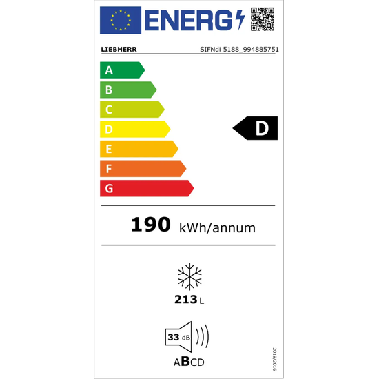 Liebherr Peak Frystisk&aacute;pur me&eth; klakav&eacute;l