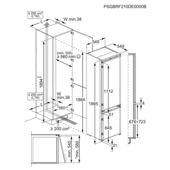 AEG TwinTech 7000 K&aelig;li og frystisk&aacute;pur