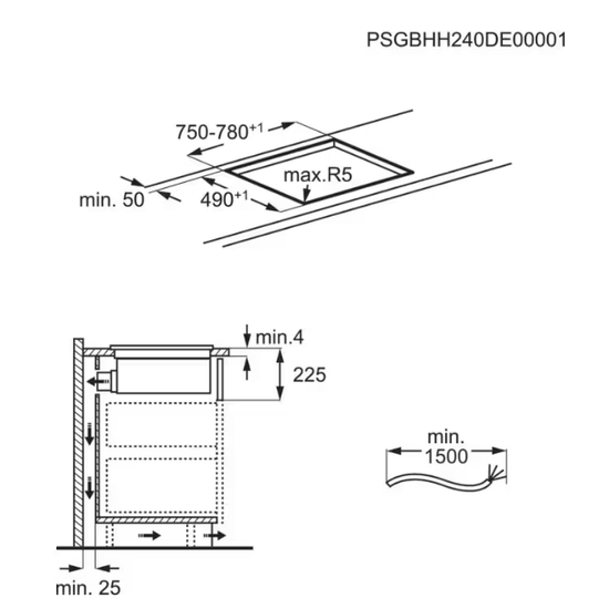 AEG SaphirMatt® ComoHob 7000 Spanhelluboð með viftu